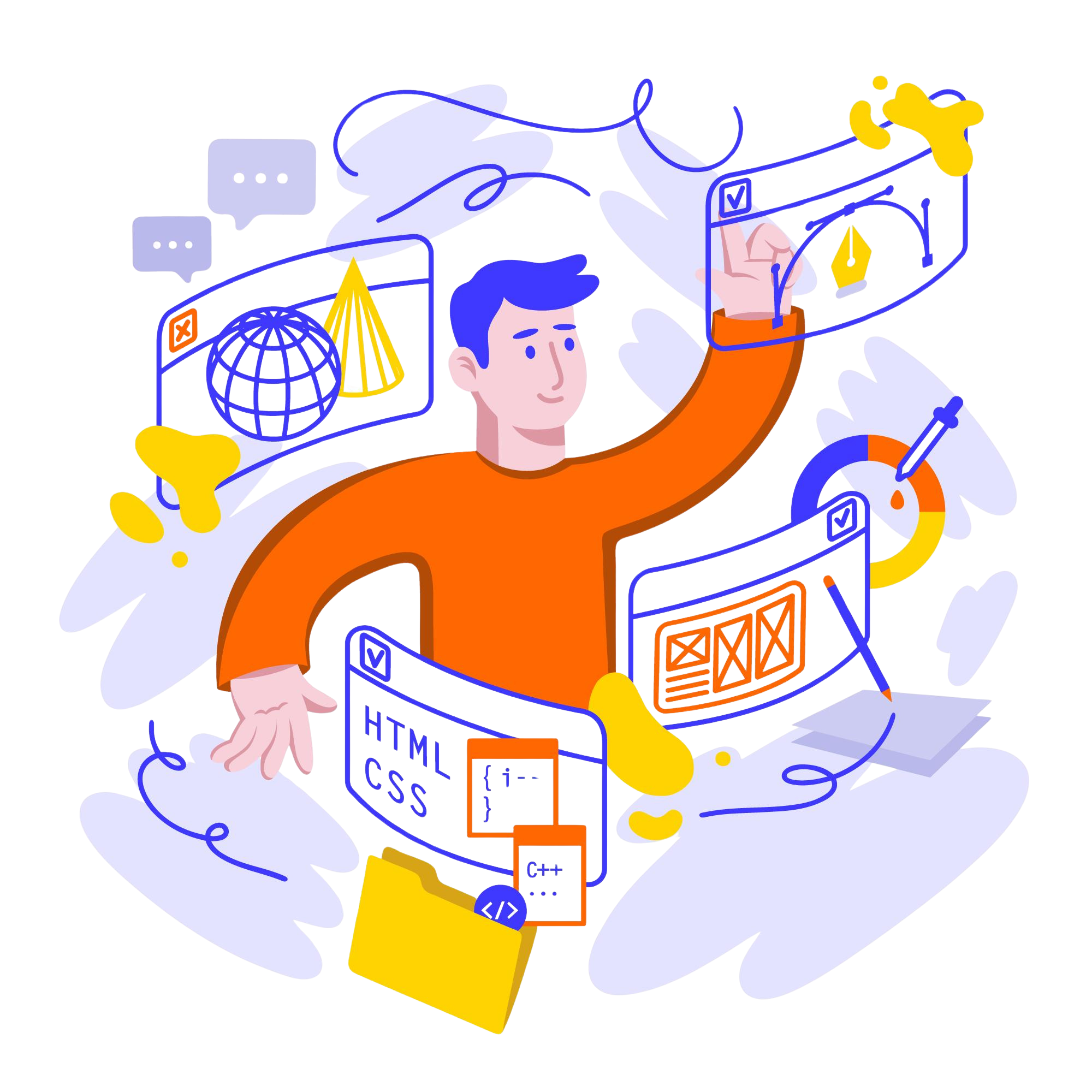 기술 역량과 품질 아이콘